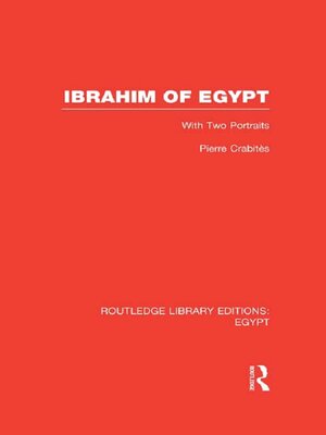 cover image of Ibrahim of Egypt (RLE Egypt)